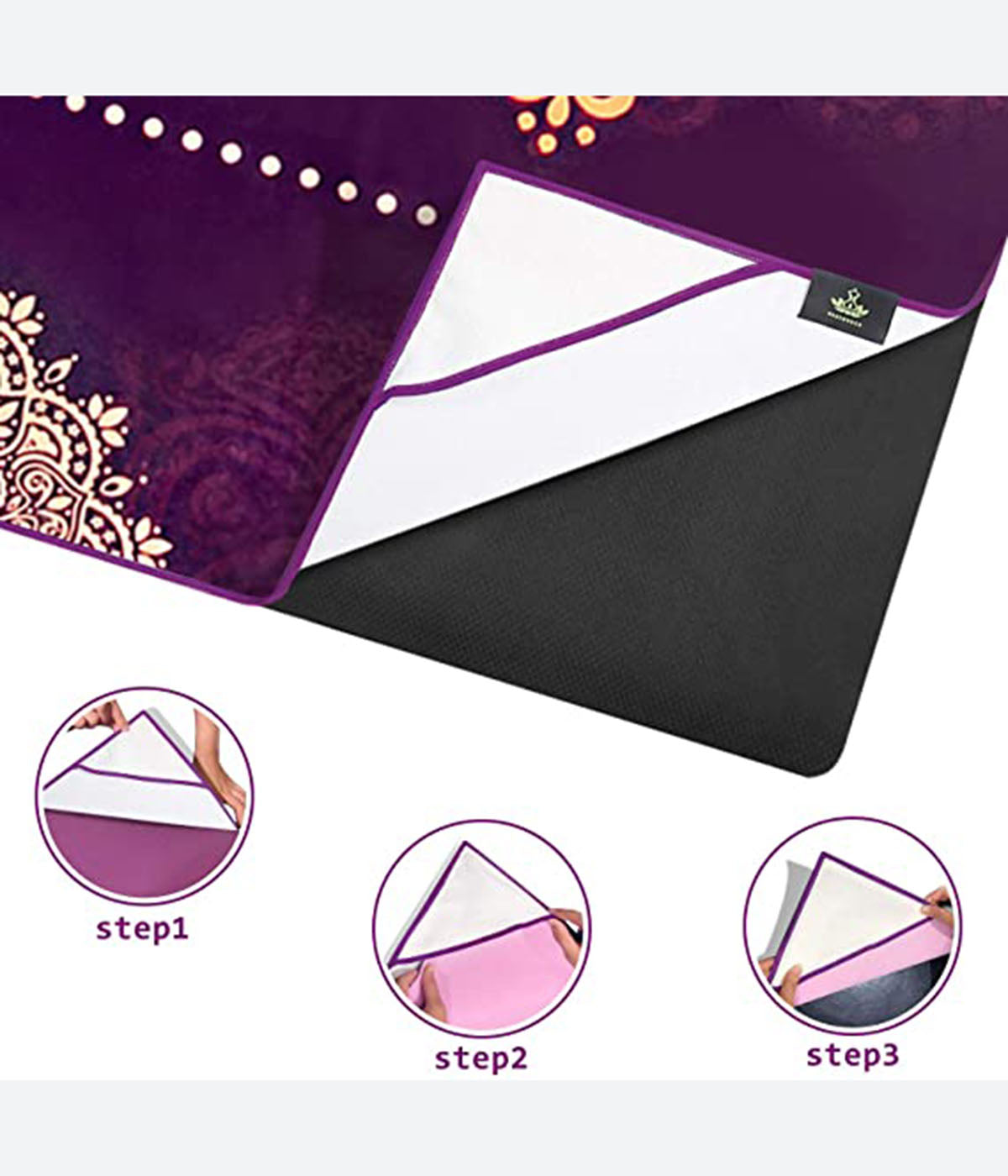 Microfiber Printed Yoga Towel - Unity