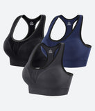 3 Packs High Impact Racerback Sports Bras - BRA501