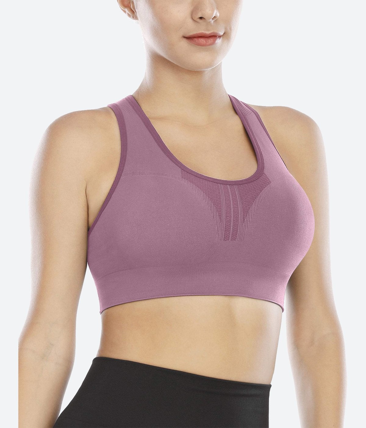3 Packs High Impact Racerback Sports Bras - BRA501