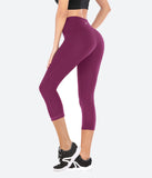 Heathyoga Women's Workout Capris with Pockets - HY80