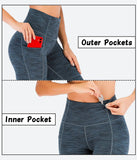 Heathyoga Women's Workout Capris with Pockets - HY80