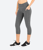 Heathyoga Women's Workout Capris with Pockets - HY80