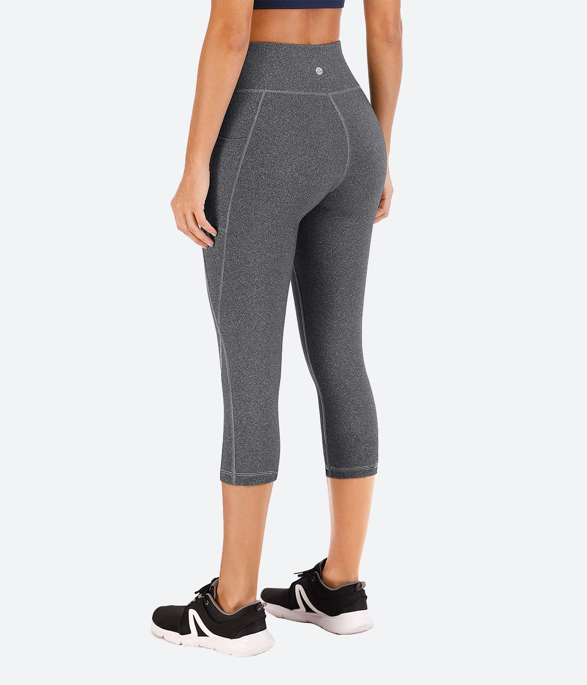 Heathyoga Women's Workout Capris with Pockets - HY80