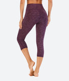 Heathyoga Women's Workout Capris with Pockets - HY80