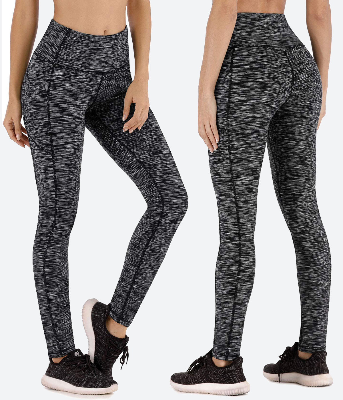 HeatLab Fleece Lined Winter Yoga Pants - HY49
