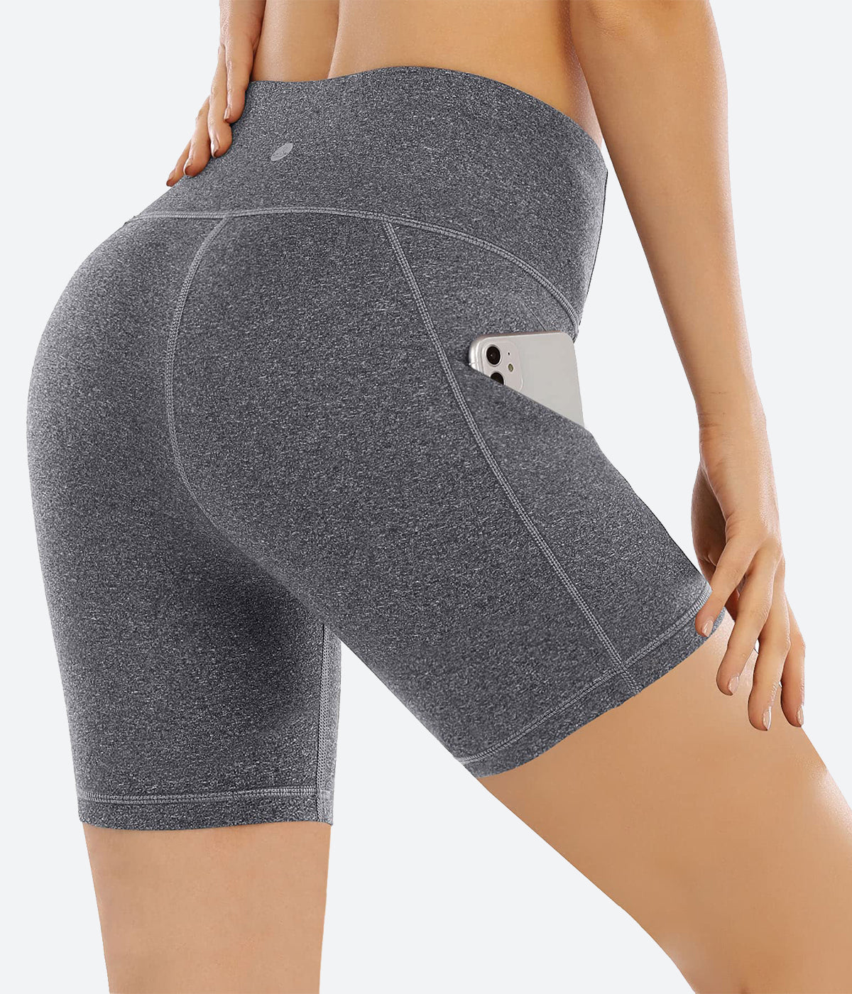 Heathyoga 5 Inches Workout Shorts with Pockets - HY10