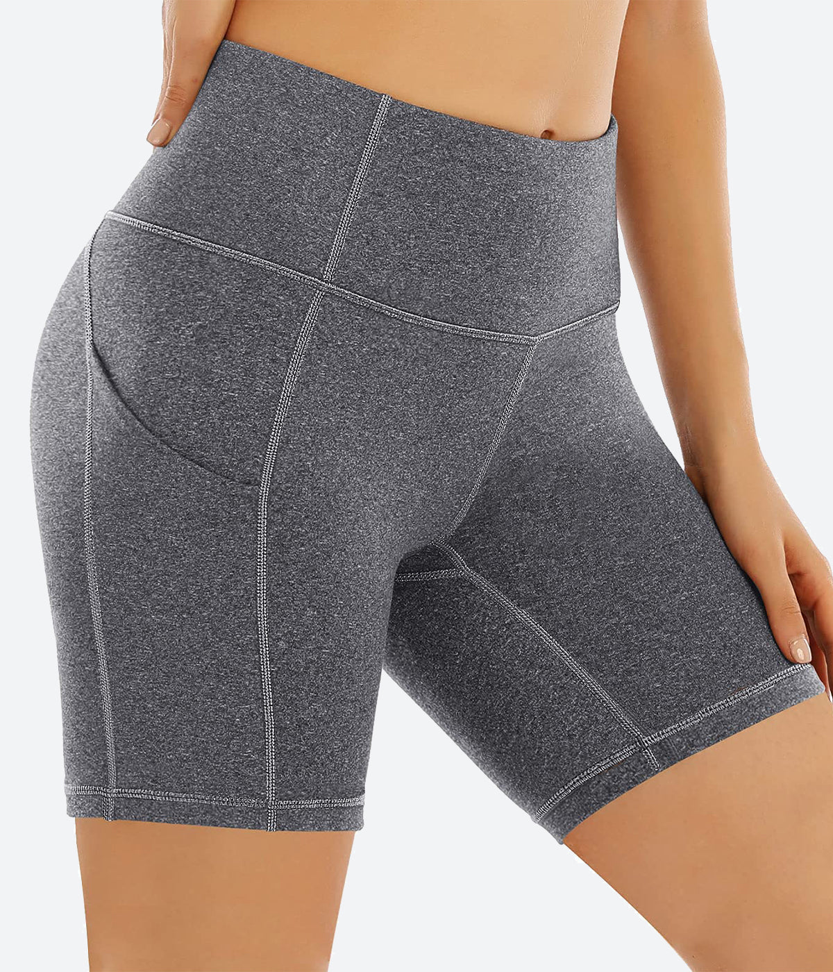 Heathyoga 5 Inches Workout Shorts with Pockets - HY10