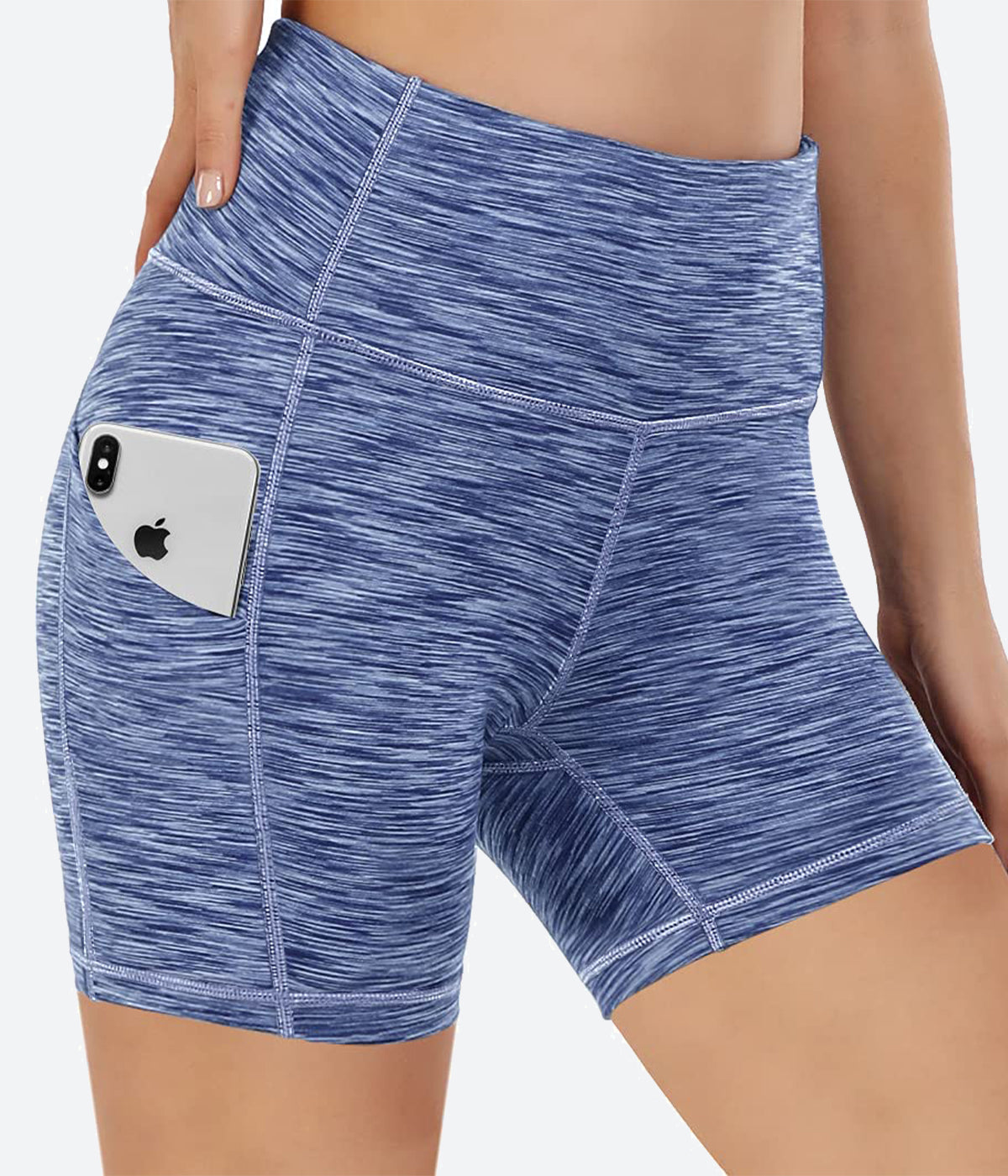 Heathyoga 5 Inches Workout Shorts with Pockets - HY10
