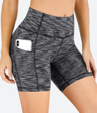 Heathyoga 5 Inches Workout Shorts with Pockets - HY10