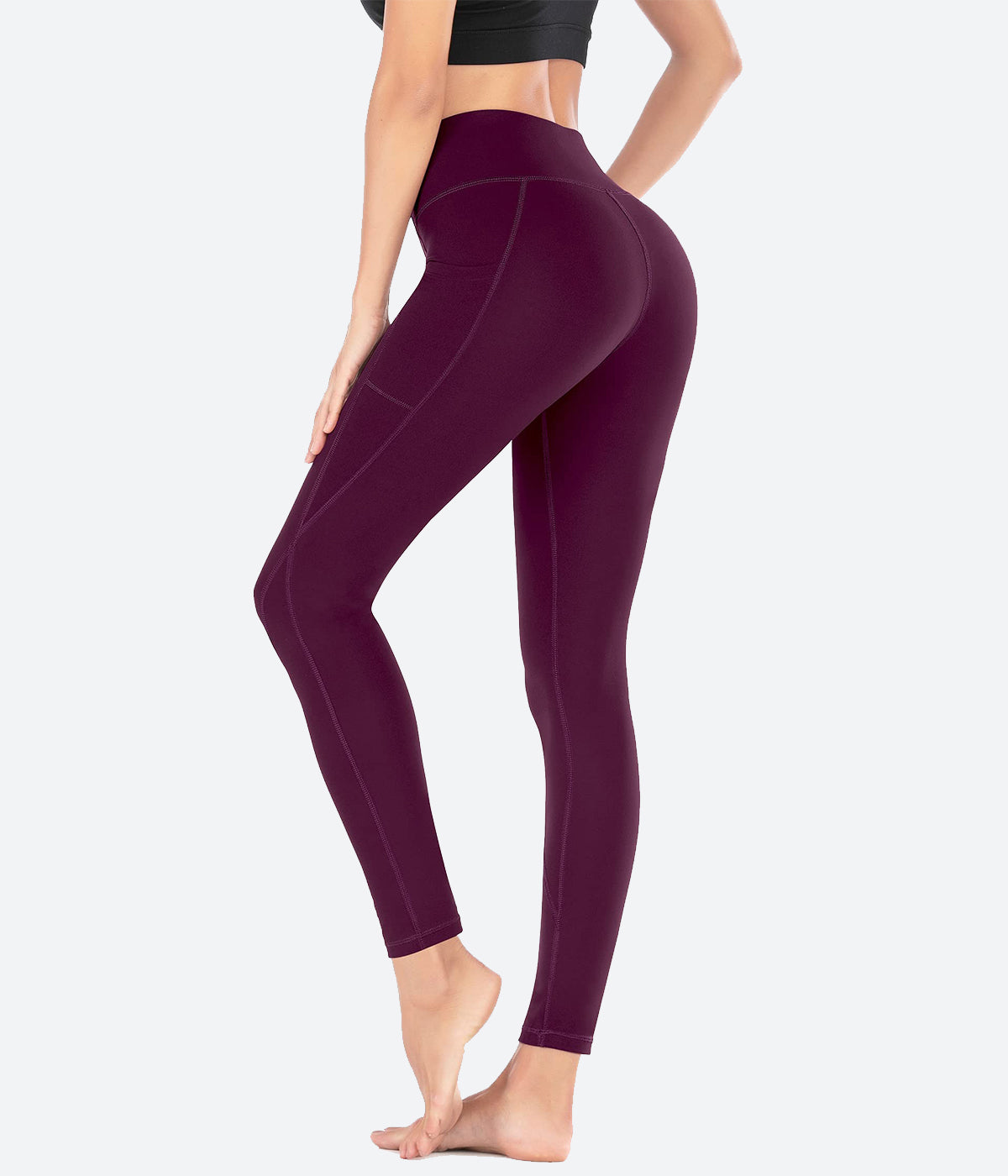 High Waist X-Line Yoga Pants with Pockets - HY21