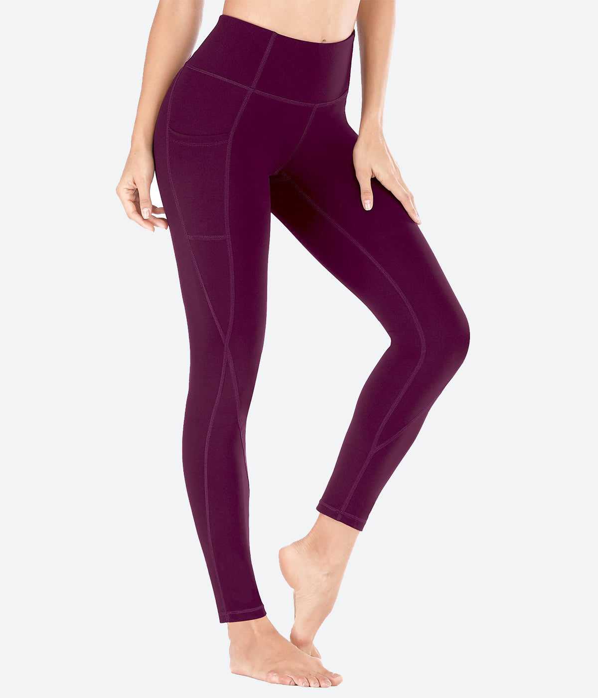 High Waist X-Line Yoga Pants with Pockets - HY21