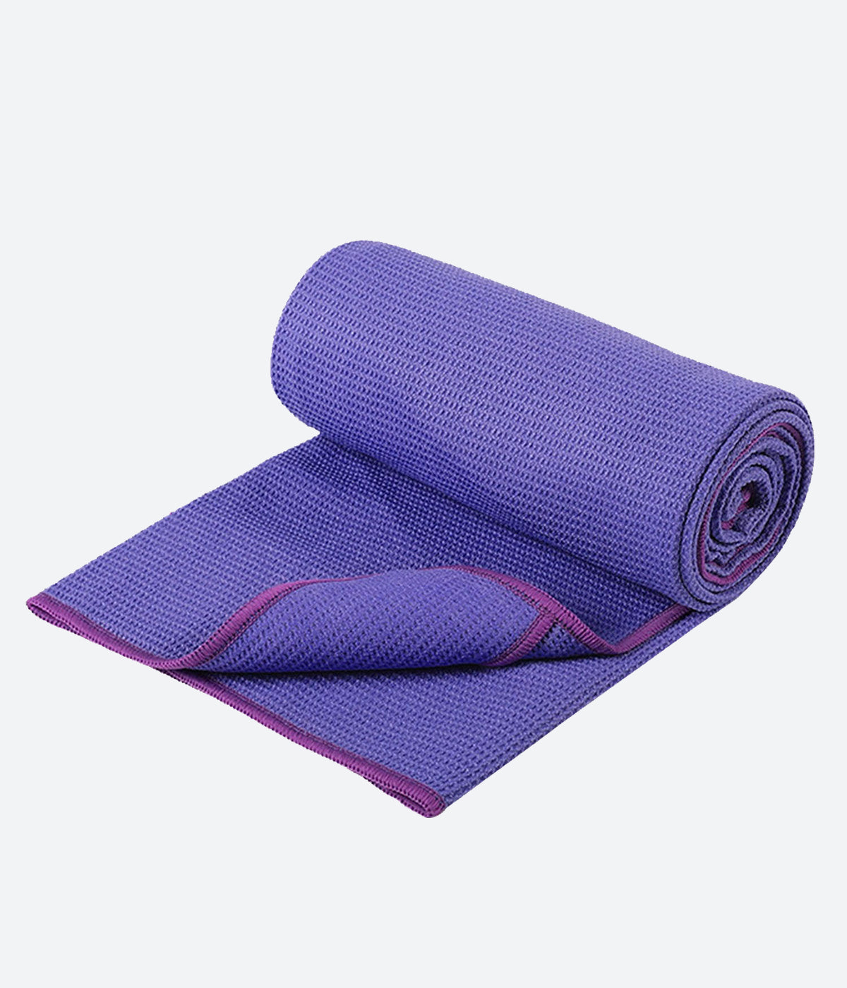 Heathyoga Microfiber Silicone Coating Layer Yoga Towel - Purple