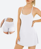 Girls Women Summer Sports Padded 2-Piece Tennis Skirt - SKI501