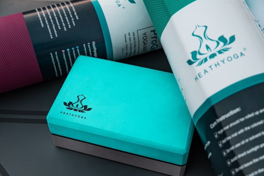 What did the yoga block design for?