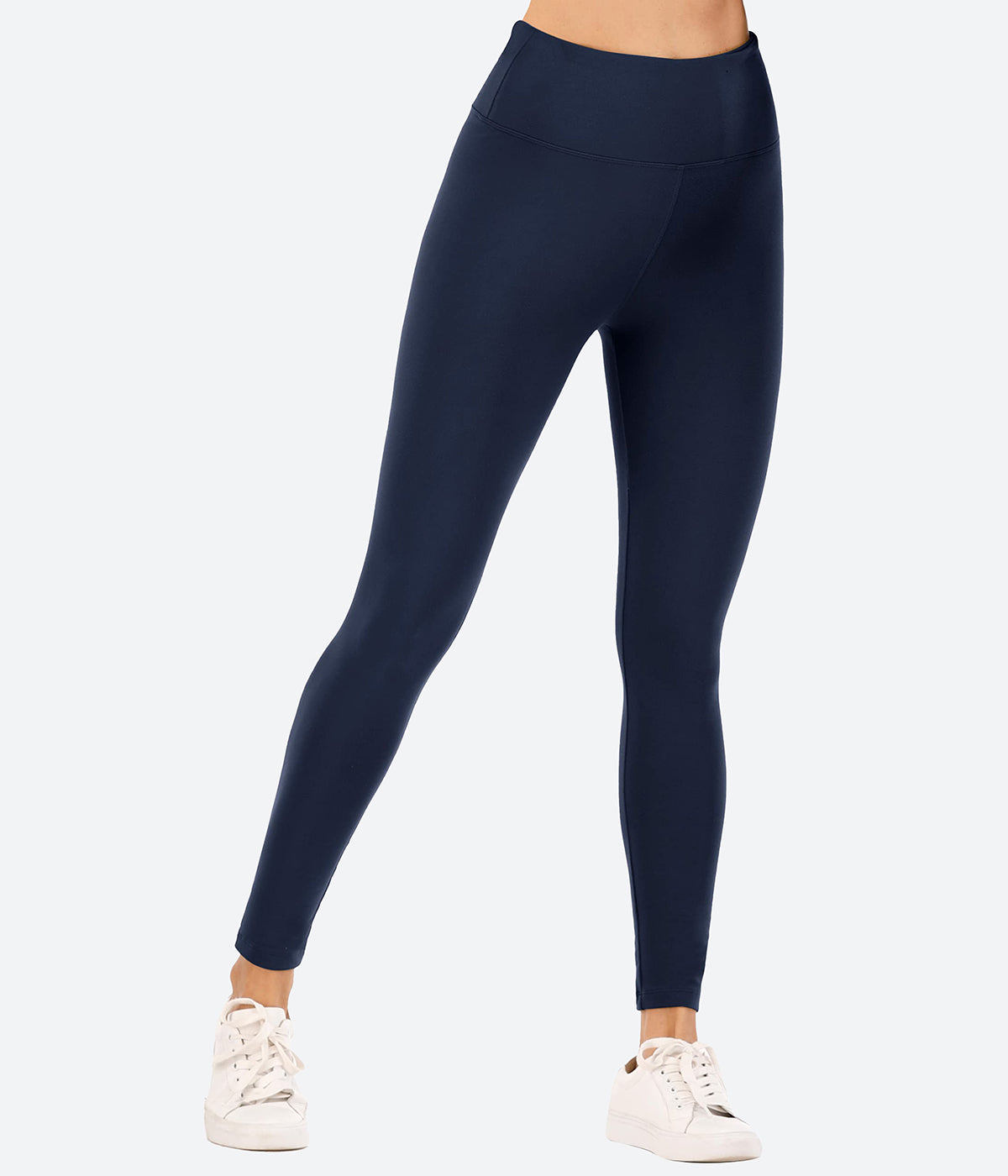 Navy Blue V-waist Leggings - Sena Active