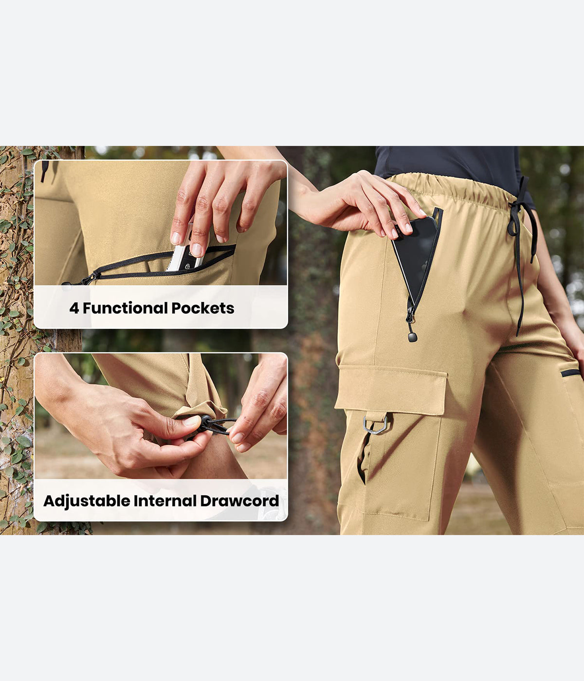 4 Pockets Hiking Pants - HY33
