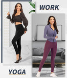 Heathyoga High Waisted Yoga Leggings with Inner Pocket-HY68