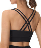 3 Packs Four Straps Padded Sports Bra - BRA506