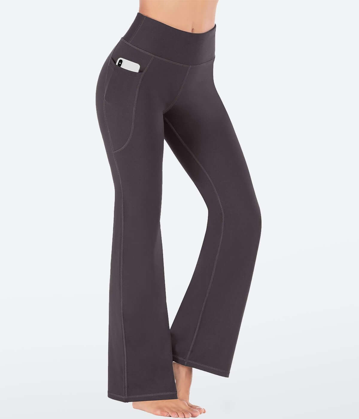 Yoga Pants with Back Pockets  Bootcut made from Bamboo – PUBLIC MYTH