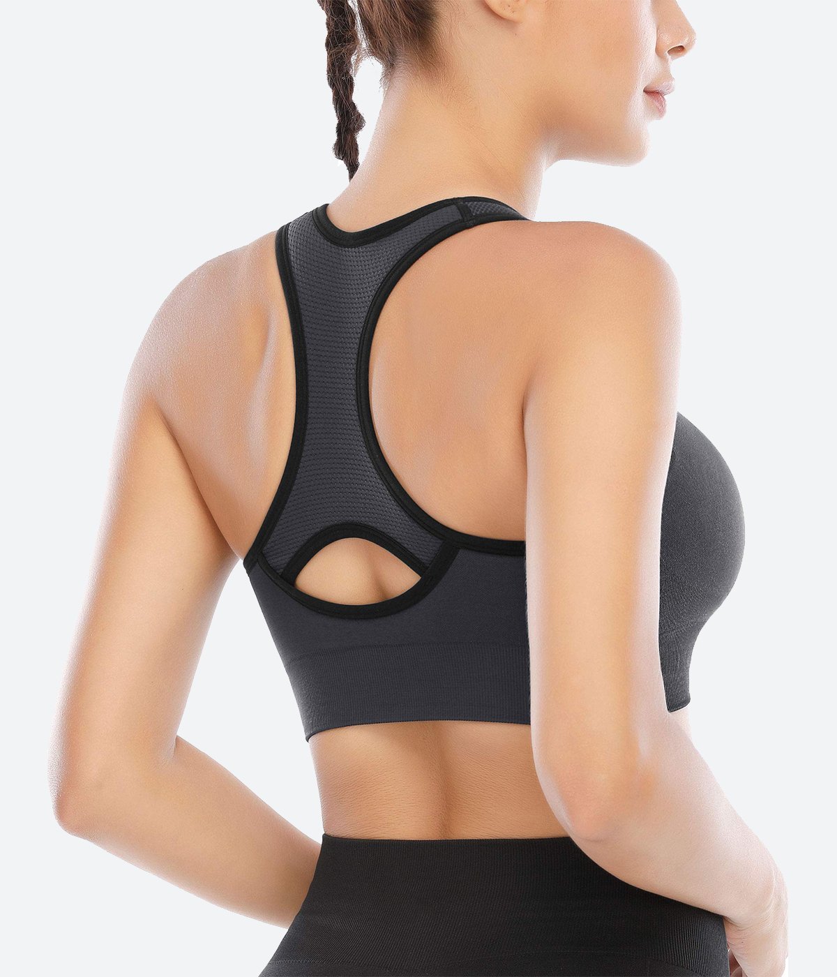 PERFORMAX Training Heathered Racerback Sports Bra