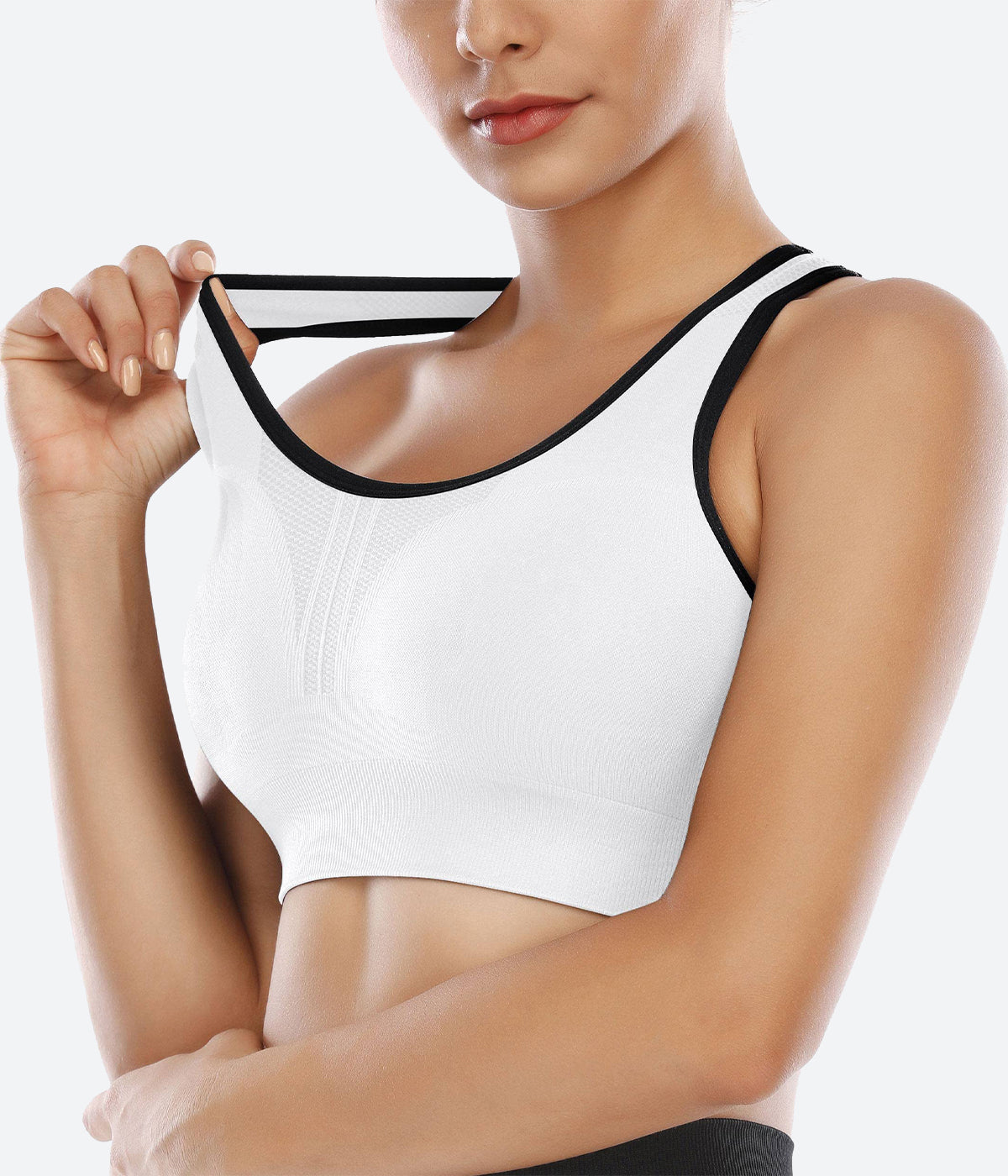 G203# Lady's DRI-FIT Sports bra With Chest pad