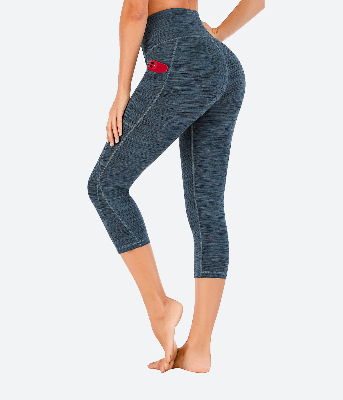 Heathyoga Yoga Pants for Women with Pockets Capri Leggings for Women High  Waisted Leggings with Pockets for Women at  Women's Clothing store