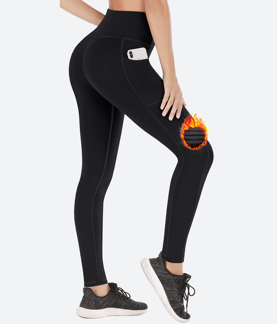 Crosstrain Thermal Yoga Pant (Solid Black)