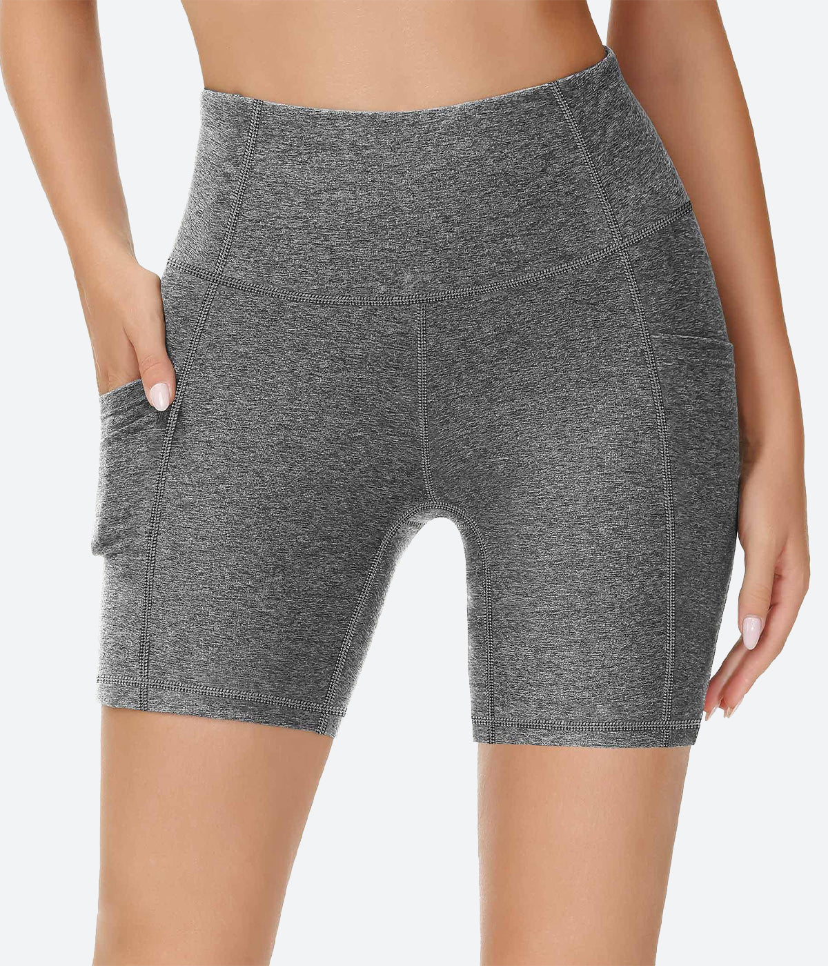 Heathyoga 5 Inches Workout Shorts with Pockets - HY10