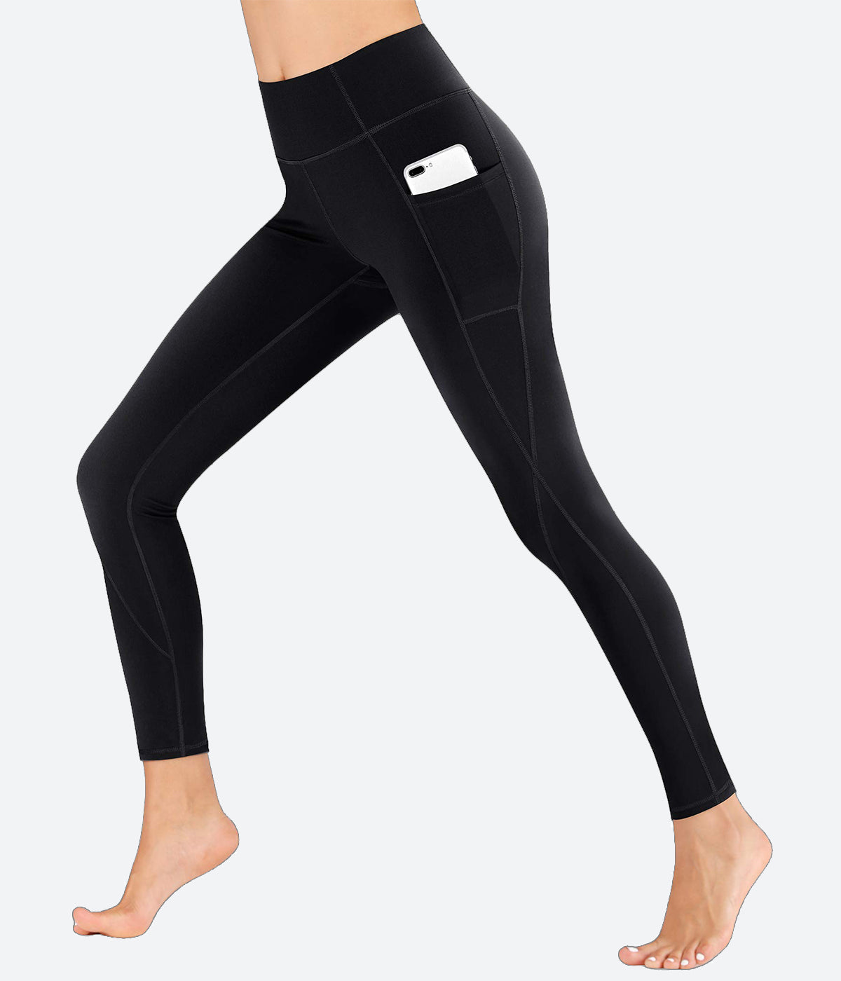 Abcnature Yoga Pants for Women with Pockets, High Waisted Athletic