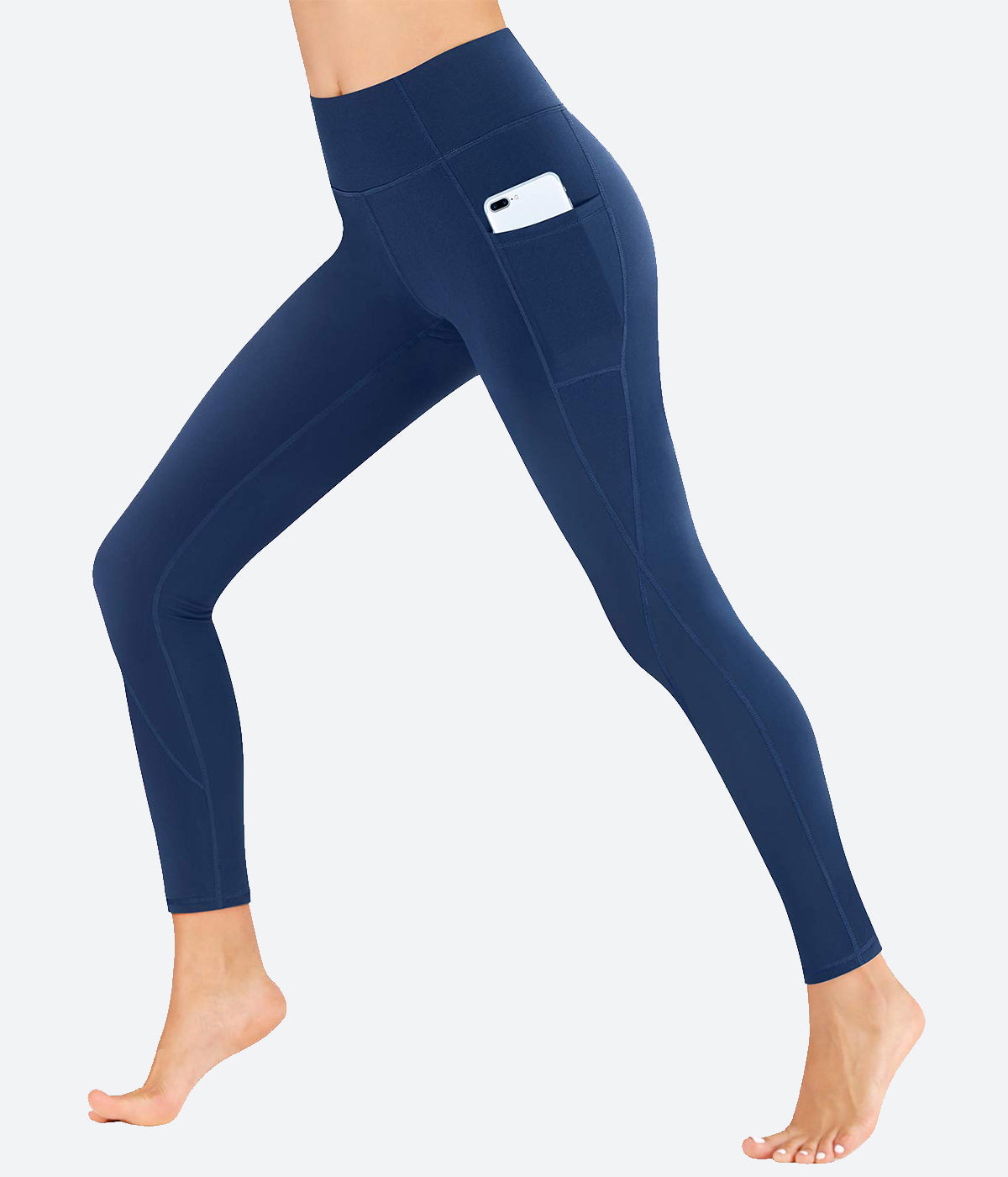 Leggings Depot Women's High Waisted Reflective Yoga Pants with Pockets  Athletic Leggings, Ink Blue, Small : : Clothing, Shoes &  Accessories