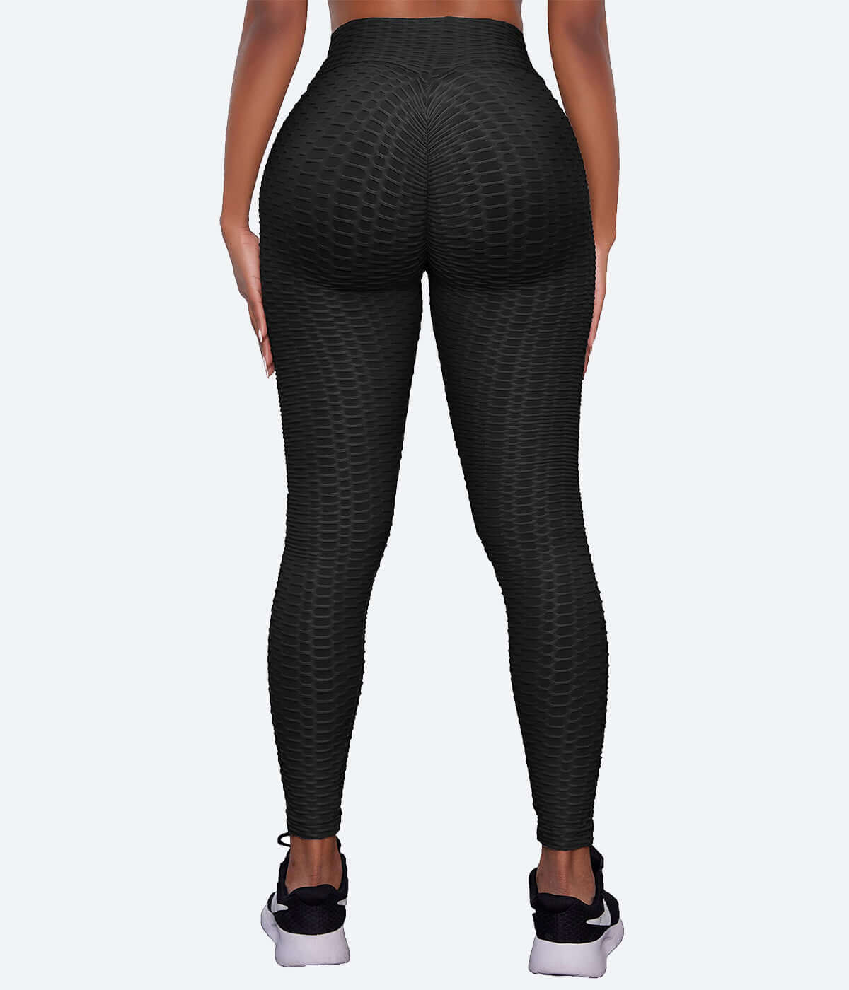 Women's buttR Yoga Pants - Deep Black(Single Pocket)