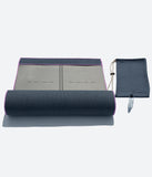 Heathyoga Microfiber Silicone Coating Layer Yoga Towel - Gray