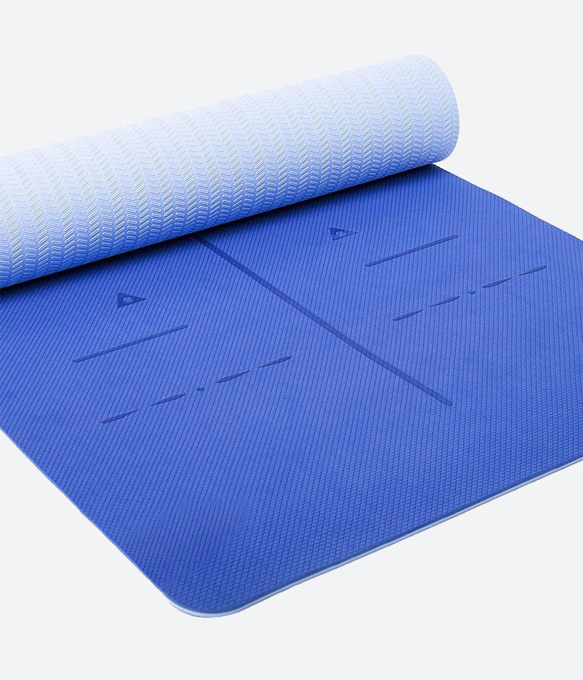 TPE yoga mat  Heathyoga TPE Body Alignment System Non Slip Yoga Mat