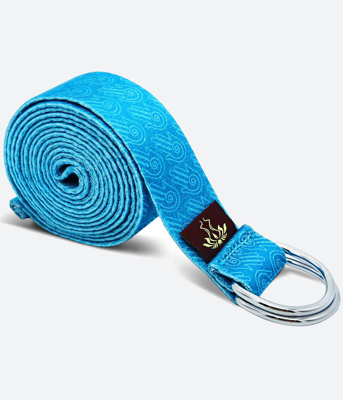 Heathyoga Yoga Strap Made from Durable Cotton with Adjustable D