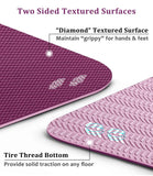Heathyoga TPE Body Alignment System Yoga Mat - Purple