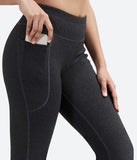 Heathyoga Capri Pants with Pockets-HY98