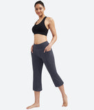 Heathyoga Capri Pants with Pockets-HY98