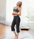 Heathyoga Capri Pants with Pockets-HY98